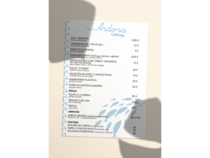 Carta Chiringuito Ardora